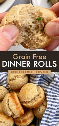 grain free dinner rolls are an easy and delicious appetizer to serve on the go