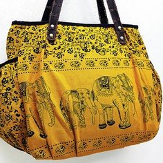 Women Bag Handbags Thai Cotton Bag Elephant Bag Hippie Bag | Etsy Canada Handmade Cotton Hobo Bag For Travel, Everyday Bohemian Cotton Hobo Bag, Bohemian Cotton Canvas Shoulder Bag, Bohemian Cotton Shoulder Bag For Travel, Yellow Bohemian Daily Use Bags, Yellow Bohemian Satchel Shoulder Bag, Festival Cotton Tote Shoulder Bag, Bohemian Cotton Bag For Everyday, Everyday Bohemian Cotton Bag