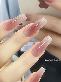 Asian Nails, Blush Nails, Shiny Nails, Pretty Gel Nails, Soft Nails, Jelly Nails, روتين العناية بالبشرة, Nails Inspo