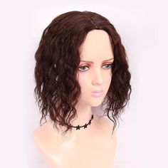 Synthetic Hair Clip in Topper Black Brown Closure Women Toupees Curly Hairpiece Hair Piece, Clip Ins, Synthetic Hair, Hair Pieces, Hair Clip, Hair Clips, Black And Brown