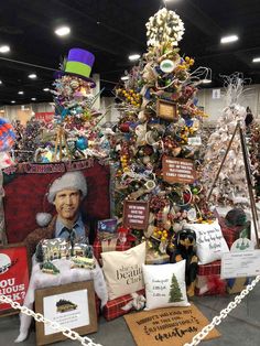 a christmas tree with many items on it