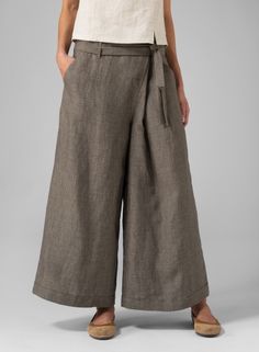 Linen Pants Linen Wide Leg Bottoms With Belt Loops, Casual Wide-leg Culottes With Belt Loops, Linen Wide Leg Pants For Fall, Fall Linen Wide Leg Pants, Relaxed Fit Wide Leg Pants With Belt Loops, Wide Leg Pants With Belt Loops And Relaxed Fit, Versatile Relaxed Fit Wide Leg Pants With Belt Loops, Versatile Wide Leg Pants With Belt Loops, Linen Wide-leg Pants For Fall