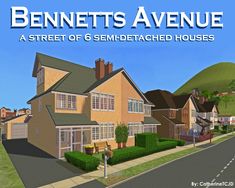 an image of a street with houses in the background and text that reads bennetts avenue