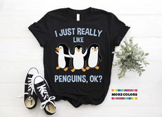 Hello and Welcome to our shop! I Just Really Like Penguins, Of The World T-shirt, Cute Penguin Fans Birthday Gift Tshirt, Funny Educational Save Penguins Spirit Animal Lover Present Types Of Penguins Tee Shirts. ✔️ Please make sure you check our size chart before you place your order.  ✔️ Feel free to send us a message if you have any questions. It is our pleasure to assist you. ✔️ This design can be printed on T-Shirts, V-Necks, Women's Racerbacks Tanks, Men's Tank Tops, Youth T-Shirts, Kids T- Cute Penguin, Tshirt Funny, Cute Penguins, Limassol, Men's Tank, Kid Tees, Spirit Animal, Mens Tank Tops, Penguins