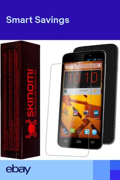 the screen protector for motorola phones is shown next to an open box and it's packaging