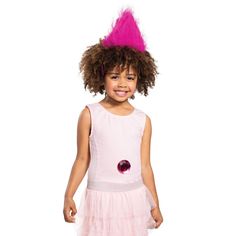 You can transform into a cute pink Troll with the help of this costume kit! This kit features classic Troll hair and a pink belly button gem to cplete your transformation! You'll look just like the classic little character! Size: standard. Gender: female. Lady Glitter Sparkles, Trolls Headband, Troll Costume, Purple Headbands, Kids Dress Up, Halloween Costume Shop, Pink Headbands, Easy Costumes, Kids Party Supplies