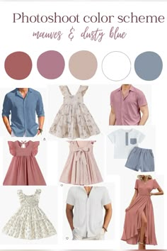 the color scheme for this dress is pink, blue and white with different colors on it