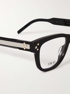 Shop DIOR EYEWEAR CD DiamondO S1l Round-Frame Acetate Optical Glasses, Explore the latest in-season DIOR EYEWEAR collection today on MR PORTER Dior Glasses Frames, Eyewear Packaging, Shades Men, Dior Glasses, Dior Eyeglasses, Dior Eyewear, Optical Eyewear, Glasses For Men, Fashion Eye Glasses