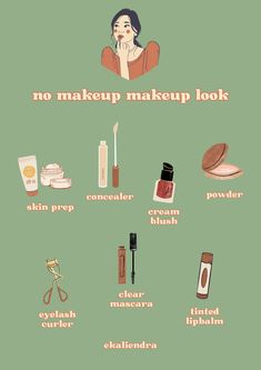 Face Makeup Guide, No Makeup Makeup Look, No Makeup Makeup, Simple Makeup Tips, Diy Skin Care Routine