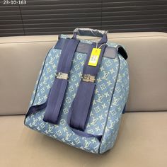 1:1 Replica Bags  Measurement: 32 x 40 cm/ 12.5 x 15.7 inches   This Product Is Of The Best Quality.  The Production Time Is 3-5 Working Days.  Includes Box, Dust Bag, Care Manual, Booklet, Card, Bill Of Sale… Denim Blue Travel Backpack, Luxury Blue Backpack, Luxury Denim Blue Women's Bag, Denim Blue Backpack With Zipper Closure, Luxury Blue Standard Backpack, Monogram Backpack, Bill Of Sale, Lv Monogram, Denim Blue