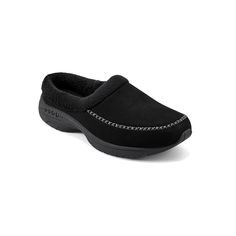 Perfect for all-day walking and standing, this indoor/outdoor Easy Spirit T-Slip Traveltime women's slipper will be your new favorite clog.Click this FOOTWEAR GUIDE to find the perfect fit and more! Perfect for all-day walking and standing, this indoor/outdoor Easy Spirit T-Slip Traveltime women's slipper will be your new favorite clog. Click this FOOTWEAR GUIDE to find the perfect fit and more! SHOE FEATURES Featuring faux-fur lining and trim elevating comfort Removable insole and is orthotic f Easy Spirit Shoes, Easy Spirit, Women's Slippers, Shoe Size Chart, Arch Support, Womens Slippers, Faux Suede, Gender Female, Clogs