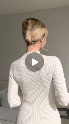 Alex Gaboury on Instagram: "A slow version of the 30 second French twist.☺️  I hope you found this helpful.🤍  #updo #frenchtwist #hairstyle #easyupdo #easyhairstyles #hairvideos #longhairstyles #hairtutorial #aritzia" Diy Low Updo Simple, Classic French Twist Hair, Easy Chic Updos, Workday Updo Simple, Classic French Roll Hairstyle, Updos For Long Straight Hair Easy, Easy French Roll Hairstyle, Updo Hairstyles French Twist, Simple Twist Updo