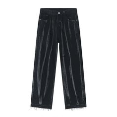 45830252691710|45830252724478|45830252757246|45830252790014 Straight Pants Design, Graphic Streetwear, Men Tie, Hip Hop Jeans, Winter Color, Jeans Men, Vacation Style, Pants Design, Print Models