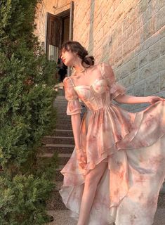 Summer French Elegent Irregular Fairy Ruffles Dress Women New Fashion – pphmm Dreamy Dress Aesthetic, Korean One Piece, Ruffles Dress, Pretty Prom Dresses, Fashionista Clothes, Dreamy Dress, Fairy Dress, Glam Dresses, Fashion Korean