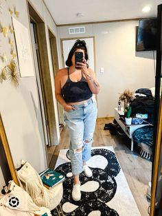 Casual outfit for the weekend Jeans Mom jeans Comfy outfit Spring outfit Follow my shop @kimmymanzo on the @shop.LTK app to shop this post and get my exclusive app-only content! #liketkit #LTKfindsunder100 #LTKstyletip #LTKplussize @shop.ltk https://liketk.it/4weBQ Jeans Comfy Outfit, Comfy Spring Outfits, Casual Plus Size Outfits, Plus Size Outfit, Comfy Outfit