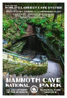 the mammoth cave national park poster