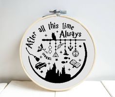 a cross stitch pattern that says all this time is always