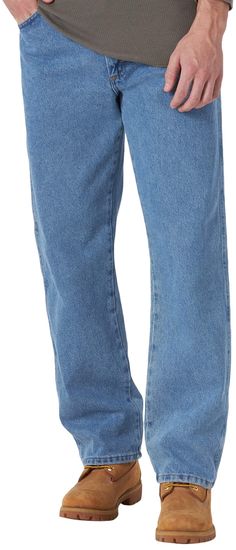 PRICES MAY VARY. 100% Cotton Imported Zipper closure Machine Wash Regular fit thru seat and thigh 5 pocket styling Straight leg Heavy weight durable denim Belt loops Jean Pattern, Rustler Jeans, Clothes Board, Regular Fit Jeans, Denim Belt, Cheap Fabric, Cowboy Style, Motorcycle Style, School Project