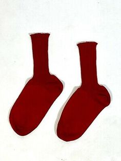 Vintage 1950's DEADSTOCK or NEW OLD STOCK NWOT Child Children's red cotton socks | eBay Classic Red Socks For Winter, Retro Cotton Socks For Winter, Cheap Red Women's Socks, Red Baby Stocking Socks, Fitted Red Cotton Socks, Vtg Infant Socks, Antique Clothing, Cotton Socks, Vintage 1950s