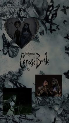 the corpse bride movie poster with two images