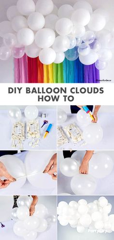 how to make balloons that look like they are floating in the air