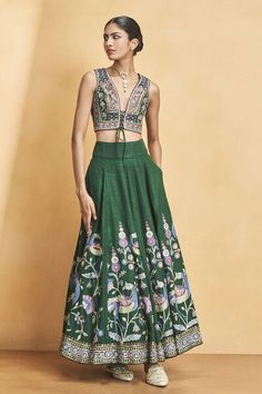 Rewild – Fashion For Good Bandhani Lehenga, Lehenga Online Shopping, Lehengas Wedding, Long Skirt And Top, Bridal Lehenga Online, Matching Skirt Set, Lehenga Crop Top, Designer Skirt