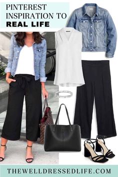 Culotte Style, Casual Work Outfits, Fashion Over 50, Business Casual Outfits, Looks Style, Work Fashion, Work Casual