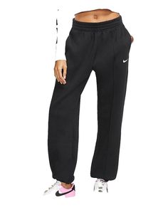 Women's Sportswear, Fleece Pants, Pocket Bag, Sportswear Women, Pin Tucks, Nike Women, Elastic Waistband, Loose Fitting, Great Deals