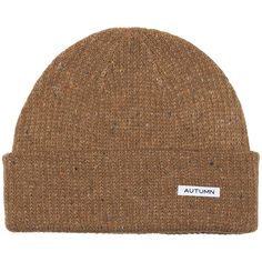 evo.com | Autumn Beanies > Medium Weight 3" Cuff 11" Total Length | Autumn Speckled Beanie Hat 2023 in Brown Europe 2024, Beanie Hat, Beanie Hats, Medium Weight, Cuff, Hats