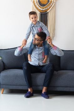 Christmas Matching Shirt Father Son ❤ Beautiful Long sleeve matching shirt for daddy and son. Would you like to see family outfit with the shirt? Here you are: https://www.etsy.com/listing/1109384100/christmas-family-matching-outfit?ref=shop_home_feat_1&frs=1 * Price for father and son shirt. Father/ Son * Fit Type: True to Size. * Fabric has no stretch. * Material: 100% of cotton * Very comfortable to wear SIZING Men: S, M, L Son: 74/80 (6-12 months) 86/92 (12-24 months) 98/104 (24-36 months) 1