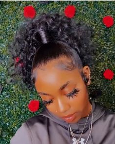 Puff Ball Ponytail Hairstyles, Short Genie Ponytail Weave, Short Wavy Ponytail Black Women, High Short Curly Ponytail Weave, Top Knot Ponytail Black Women, High Puff Ponytail Weave, Sleek Curly Ponytail Weave, Breaded Hairstyles, Hair Styles2023