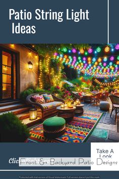 patio string light ideas take a look at the backyard patio designs and use them to decorate your outdoor space