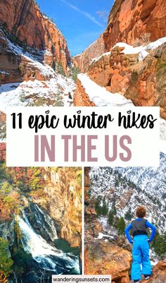 11 Epic Winter Hikes in the US Hiking Usa, Getting Outside, Cozy At Home, Travel Bucket List Usa, Hiking Destinations, Usa Travel Guide, Winter Hiking, Usa Travel Destinations