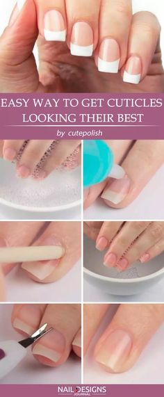 Get In The World Of Cuticle Nails Care - Nail Designs Journal Nail Care Diy, Nails Care, Cuticle Softener, Trendy Nail Art Designs