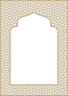 an ornate frame with a white background