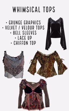 Whimsygoth Clothes, Dark Bohemian Fashion, Goth Hippie Outfits, Goth Cottagecore Fashion, Outfits Whimsigoth, Goth Hippie, Goth Fits, Velour Tops