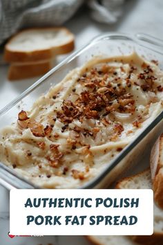 This Smalec recipe is so simple to make! A classic Polish spread, it’s made with pork fat and onions and pairs perfectly with fresh bread.