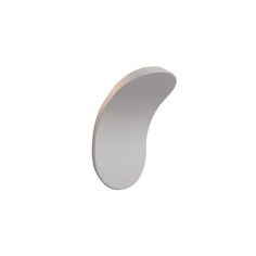 an image of a white object that is in the shape of a curved object on a white background