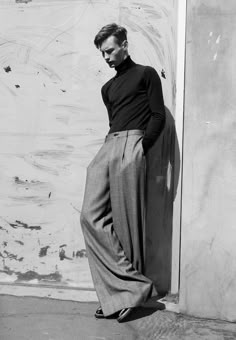 Style Androgyne, Oxford Bags, Androgynous Fashion, Wide Pants, Mode Vintage, Looks Style, Mode Inspiration