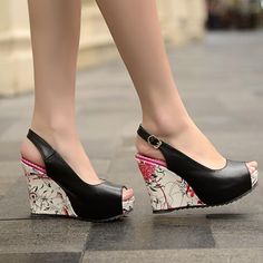 Heels: approx 9.5 cmPlatform: approx 3 cmColor: Black, White, Beige, KhakiSize: US 3, 4, 5, 6, 7, 8, 9, 10(All Measurement In Cm And Please Note 1cm=0.39inch) Note:Use Size Us 5 As Measurement Standard, Error:0.5cm.(When Plus/Minus A Size,The Round And Shaft Height Will Plus/Minus 0.5CM Accordingly.Error:0.5cm) Note: The size you choose is US Size and 1CM=0.39inch. Size Guide: US 3=EU34=22CM,US 4=EU35=22.5CM,US 5=EU36=23CM, US 6=EU37=23.5CM,US 7=EU38=24CM,US 8=EU39=24.5CM, US 9=EU40=25CM,US 10=E Flat Slippers Sandals, Wedges Sandals, Plus And Minus, High Heels Shoes, Brown Sneakers, Slipper Sandals, Sandals Women, Platform Wedge Sandals, Shoes Woman