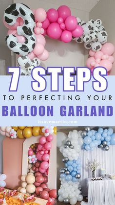 balloon garland tutorial How To Make A Balloon Arch Step By Step, Professional Balloon Arch, Balloon Strip Ideas, Balloon Garland Pattern, Long Balloon Garland, How To Build A Balloon Garland, Small Balloon Arch Ideas, Balloon Garland For Beginners, Diy Balloon Garland Tutorial