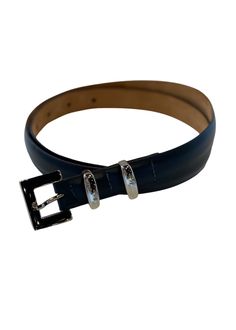 W.Kleinberg Skinny Leather Belt with Double Keepers Zoom Call, After Hours, Made In America, Papaya, In America, Leather Belt, Calf Leather, Everyday Essentials Products, Buckle