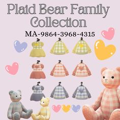 the teddy bear family collection is available for purchase