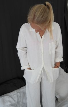 LINEN PAJAMA sleepwear. Linen pajamas linen pants and by mooshop Casual Linen Sleepwear For Lounging, Linen Long Sleeve Sleepwear For Lounging, Spring Linen Sleepwear For Home, White Linen Relaxed Fit Sleepwear, White Linen Sleepwear For Loungewear, White Linen Sleepwear For Relaxation, Casual Linen Sleepwear Relaxed Fit, Long Sleeve Linen Sleepwear For Relaxation, Casual Linen Sleepwear For Relaxation