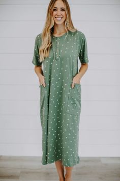 Relaxed Fit Nightgown For Summer At Home, Modern House Dress, House Dresses Comfy, Printed Free-size Dresses For Loungewear, House Dress Pattern, Pattern Emporium Lounge Dress, Casual Full-length Sleepwear For Relaxation, Summer Maternity Sleepwear, Nursing Friendly, House Wear