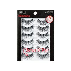 What could be better than the cult-favorite, worldwide #1 Wispies lashes? Go the extra mile in these shamelessly sexy Wispies 113 lashes! These Wispies strip lashes deliver big-time eye-opening results. Transforms your natural lashes by providing medium-level volume but an extra long length. Contains 6 pairs of temporary, reusable lashes. Adhesive not included. Align the lash band with your natural lash line to check the fit. Trim the outer end if required. Apply a thin line of lash adhesive to Wispies Lashes, Ardell Demi Wispies, Ardell Wispies, Wispy Eyelashes, Longer Lashes, Ardell Lashes, False Eyelash Extensions, Strip Eyelashes, Wispy Lashes