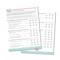 two printable checklists with the words take in english