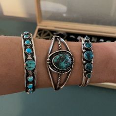 Reposhing This Item I Purchased From @702matthew. Loved It, But Ready To Rotate For Something New. Love This Bracket But It’s Too Big For My Wrist Questions? Leave A Comment Below! Turquoise Cuff Bracelet, Real Turquoise Jewelry, Silversmithing Jewelry, Turquoise Bracelet Cuff, Turquoise Cuff, Western Jewelry, 925 Jewelry, New Love, Turquoise Jewelry