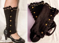 MNE Crafts: "Heels to Boots" Leggings Steampunk Gloves, Boots Leggings, Diy Sy, Boots And Leggings