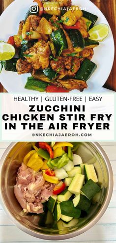 chicken stir fry in the air fryer